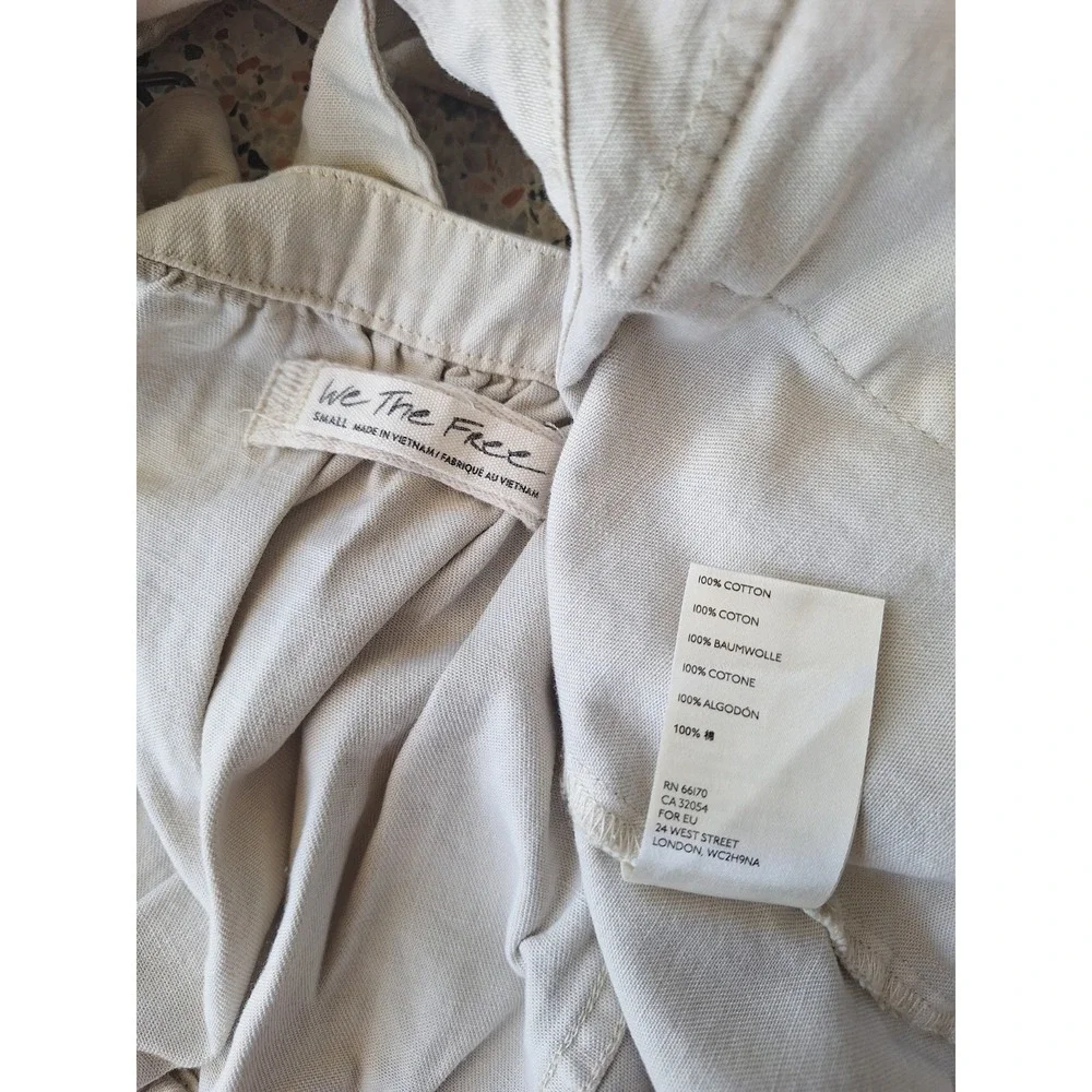 48 Free People Palm Desert Solid Denim Top